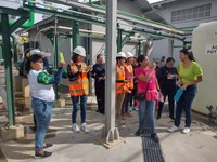 Acadêmicos do curso de Tecnologia em Saneamento Ambiental participam de visita técnica a termoelétrica