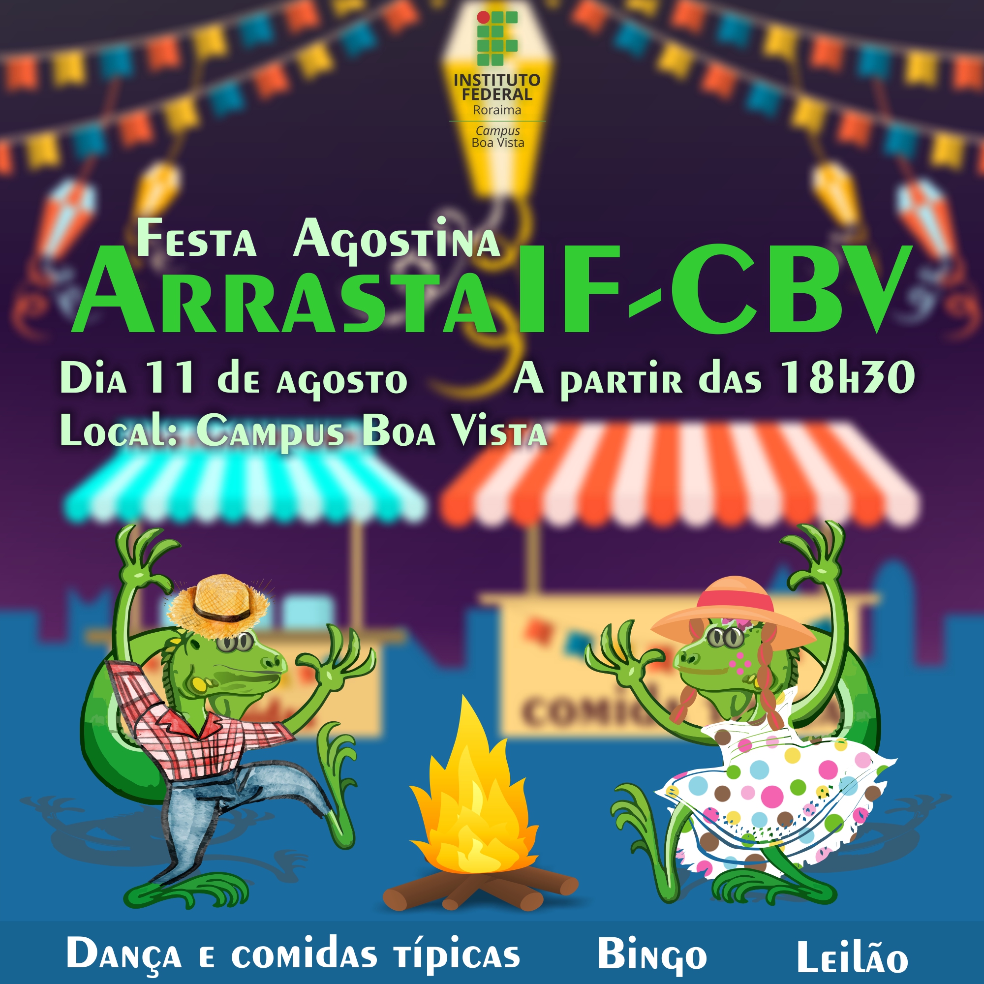  Alunos podem concorrer à colocação de barracas no Arraial Arrasta IF-CBV   