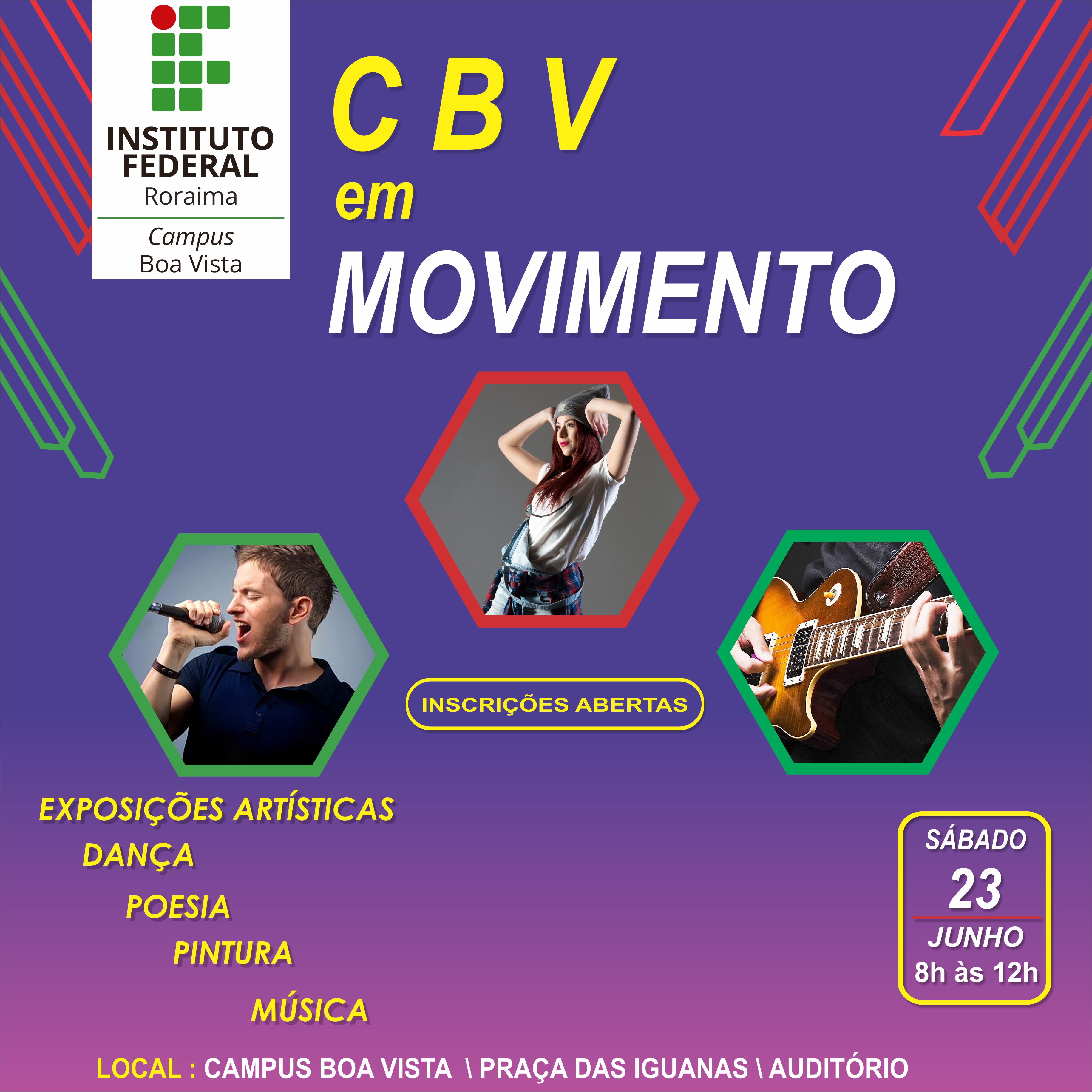 ANIVERSÁRIO DO IFRR – Abertas inscrições para o CBV em Movimento      