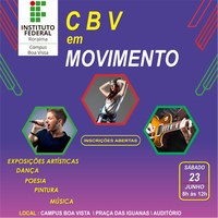 ANIVERSÁRIO DO IFRR – Abertas inscrições para o CBV em Movimento      