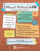 MURAL VIRTUAL – IFRR disponibiliza plataforma para mensagens de positividade