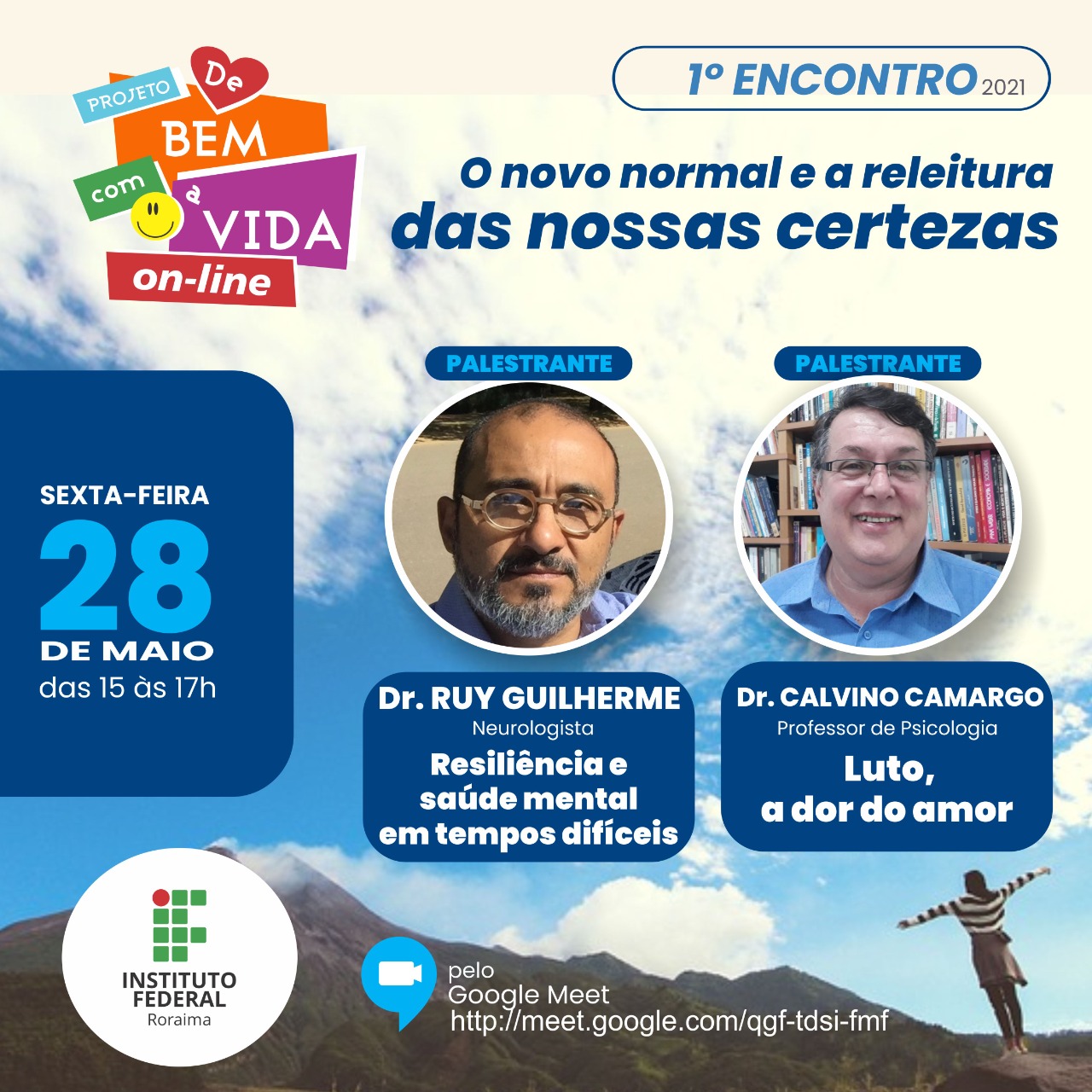 Encontro virtual do IFRR vai falar sobre “O novo normal e a releitura das nossas certezas”