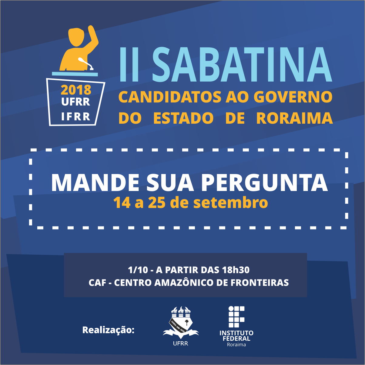 SABATINA – Perguntas podem ser feitas até esta terça, 25