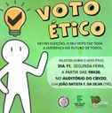 Voto ético é tema de debate entre estudantes do CBVZO