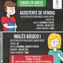 CBVZO oferece vagas para cursos de Vendas e Inglês